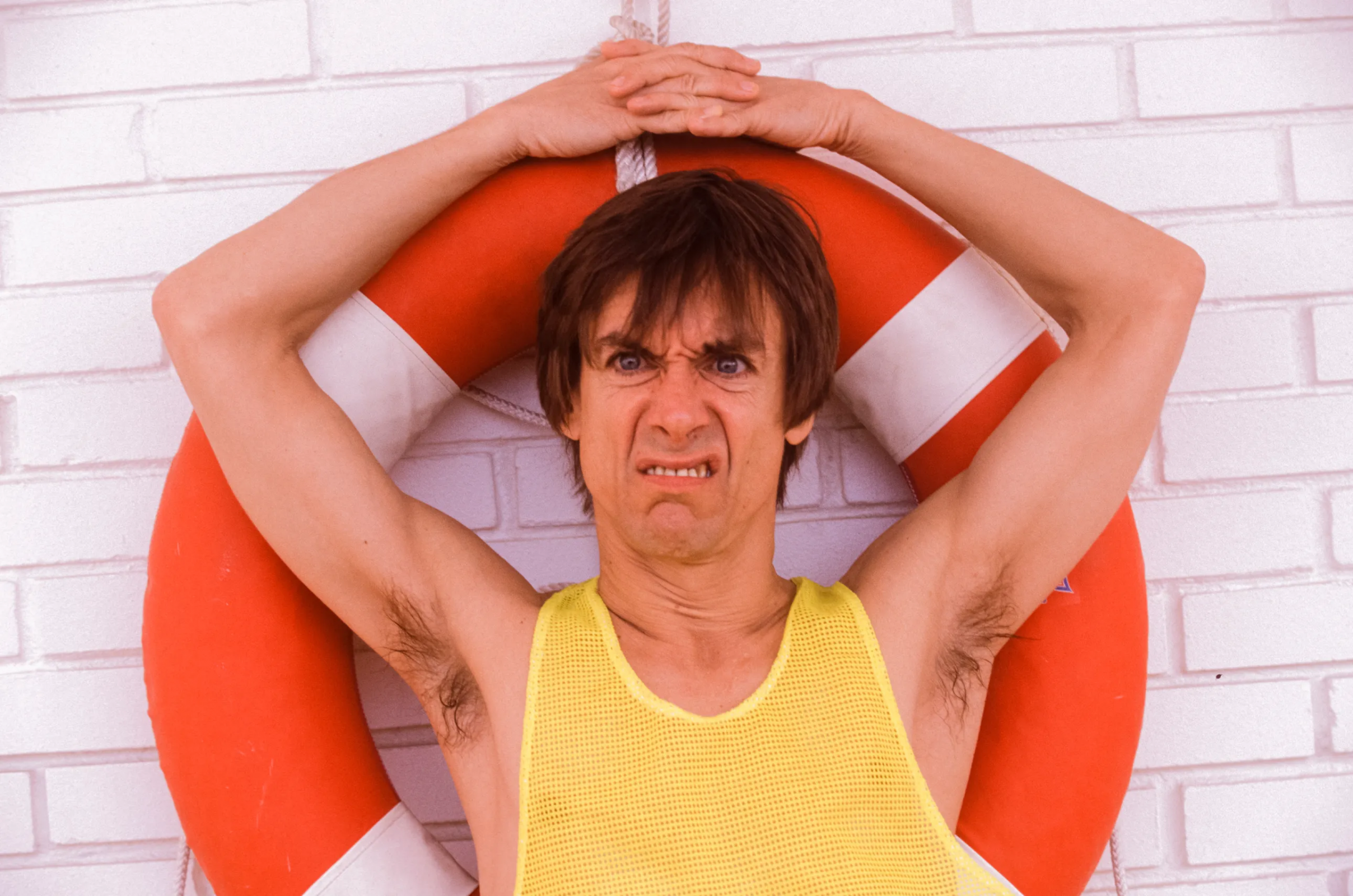 Iggy Pop na Festiwalu Filmowym w Cannes w maju 1990