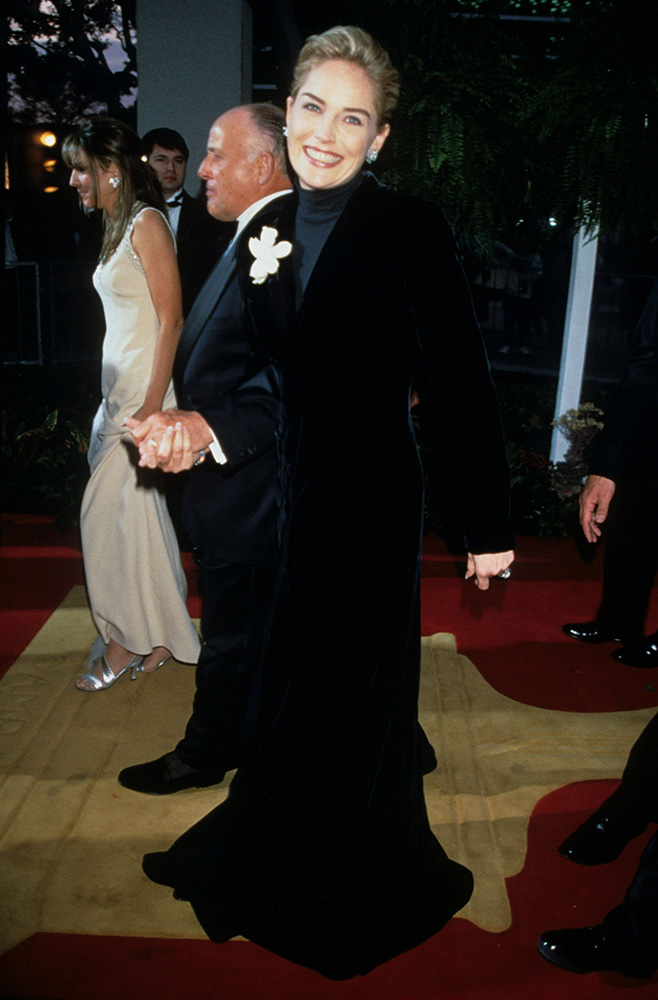Sharon Stones na gali rozdania Oscarów w 1996 roku
