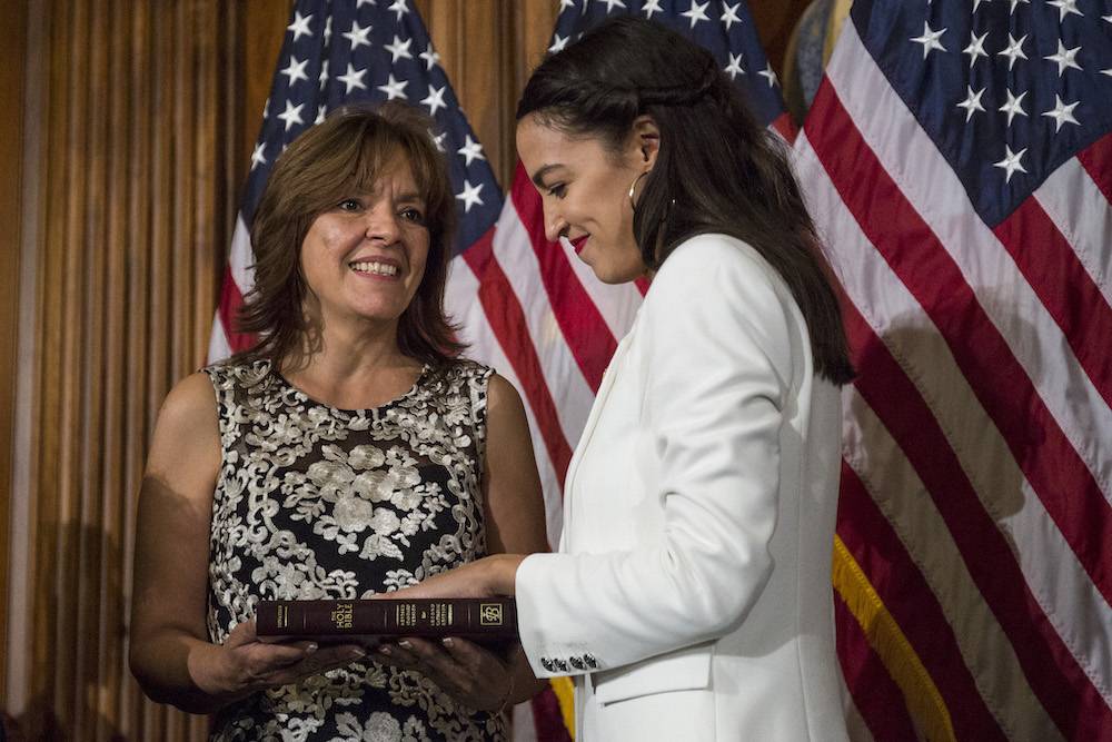 Alexandria Ocasio-Cortez (Fot. Zach Gibson/Getty Images)
