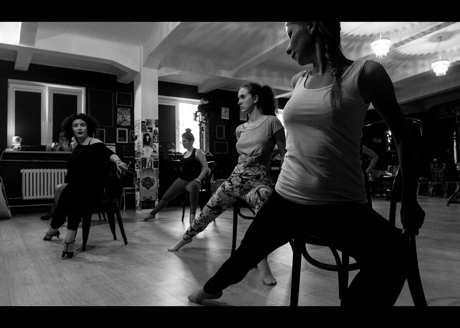 Zajęcia z burleski (Fot. Marina Baibarz)