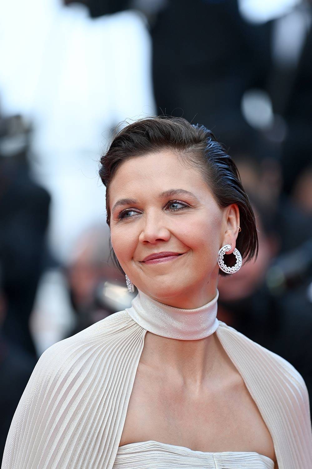 Maggie Gyllenhaa w biżuterii Chopard (Fot. Materiały prasowe)