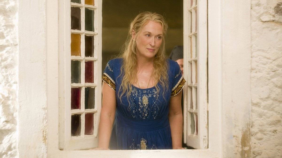 Meryl Streep jako Donna Sheridan w „Mamma Mia!” (Fot. materiały prasowe)