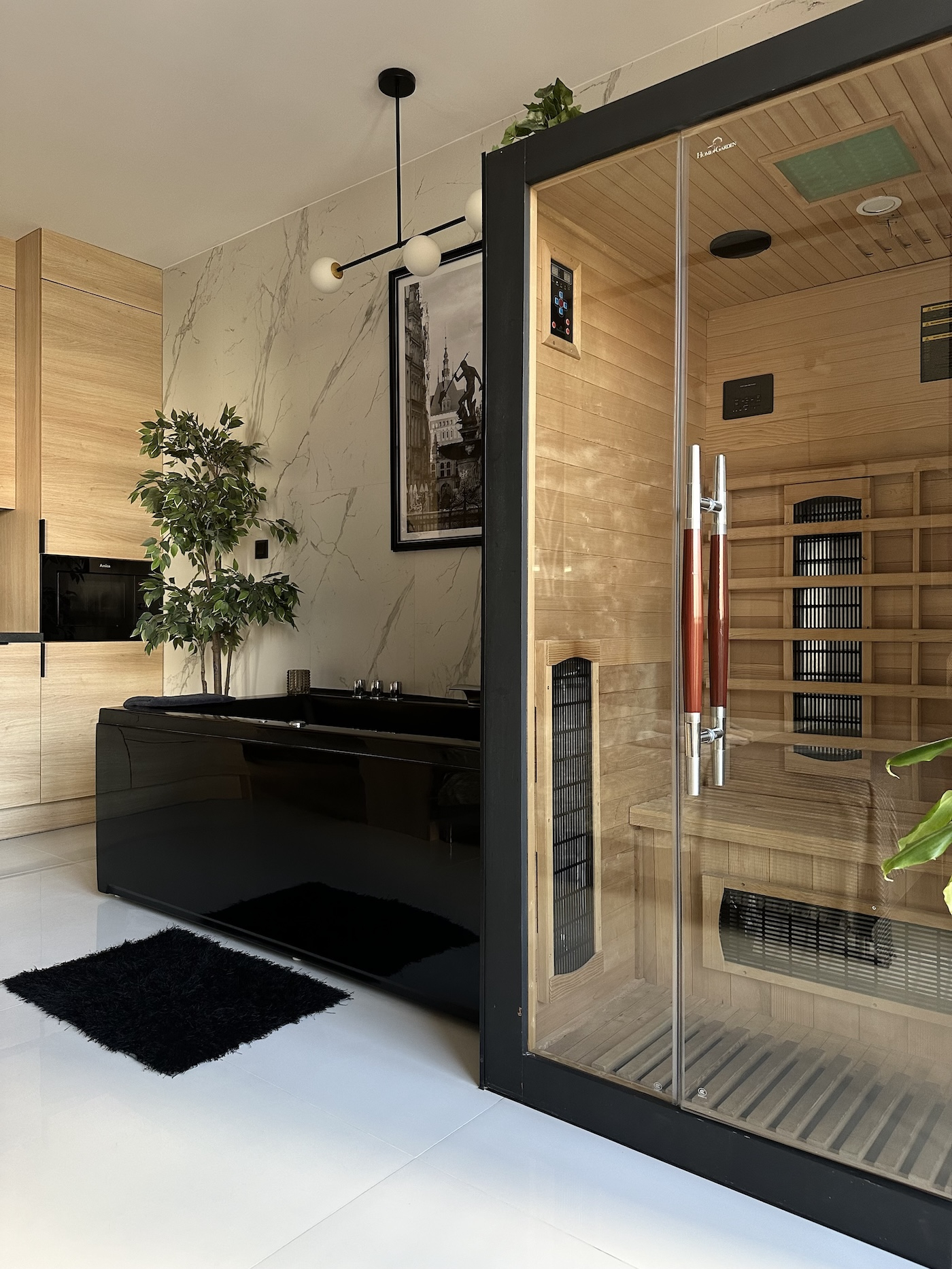 Wnętrza Relax Apartment Spa.