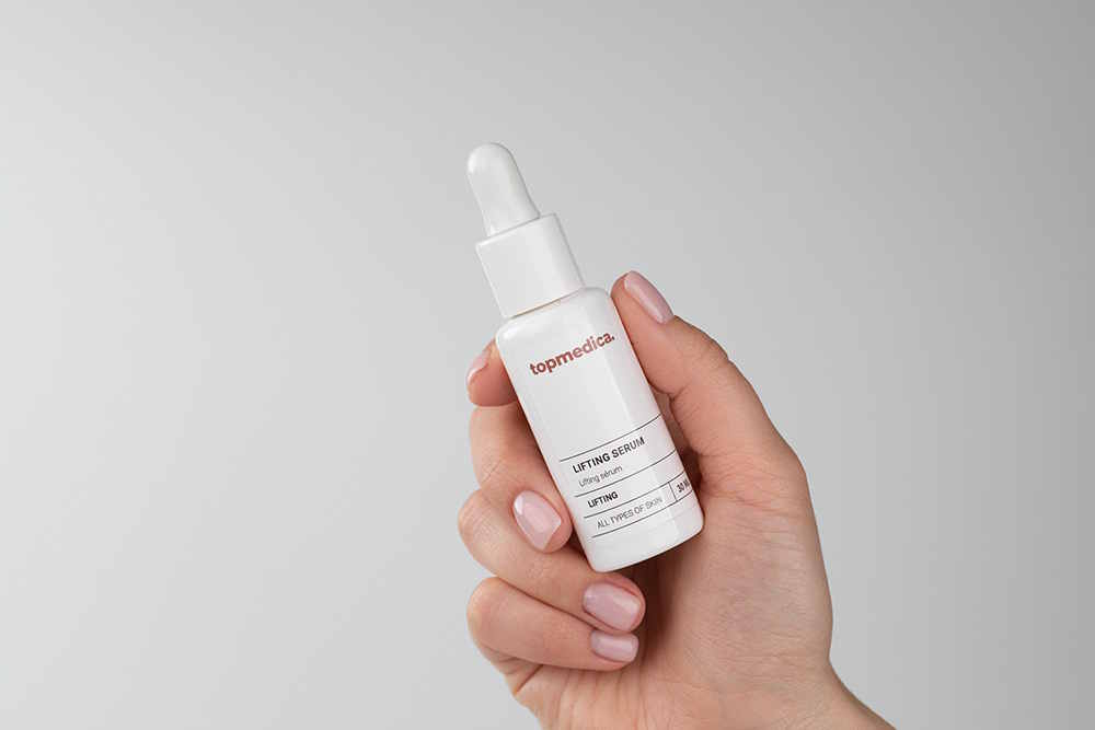 Topmedica Lifting Serum.  Emulsyjne serum liftingujące z DMAE i Kompleksem ujędrniającym na Topestetic.pl.