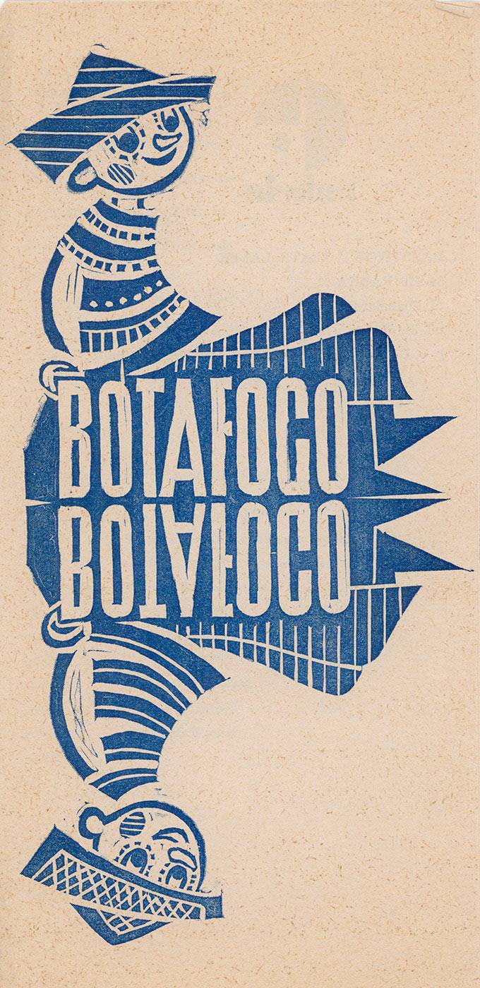 Botafogo, 1980. Ilustracja z programu do przedstawienia. Z archiwum rodzinnego artysty.