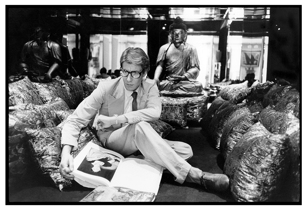 Yves Saint Laurent 1977 rok (Fot. Prywatna kolekcja André Perlstein)