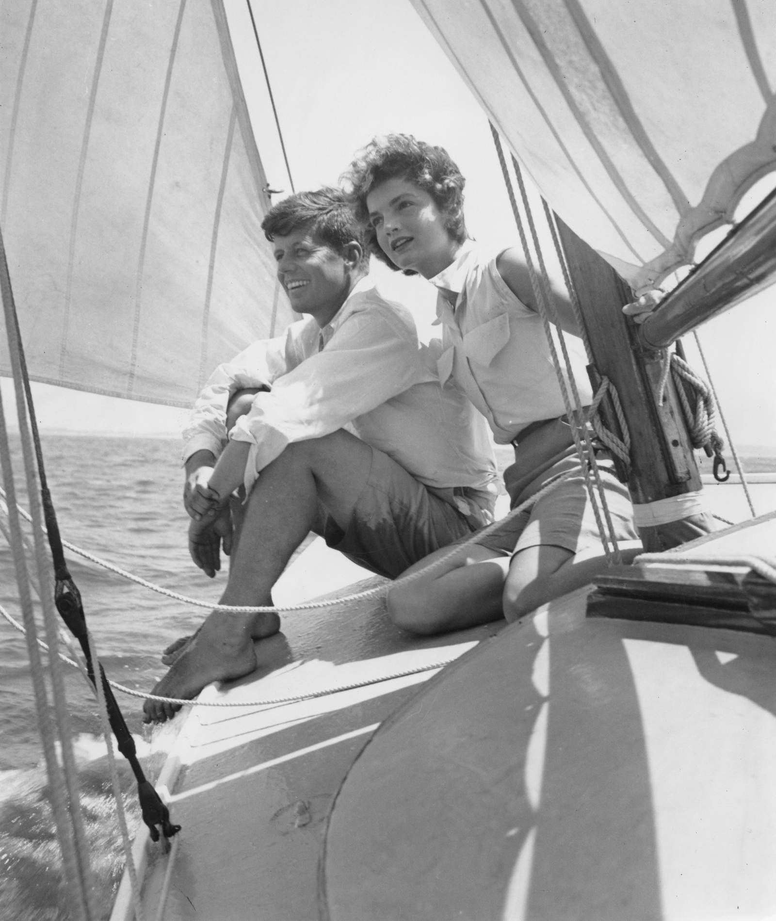 John F. Kennedy i Jacqueline Bouvier w 1953 roku (Fot. Getty Images)